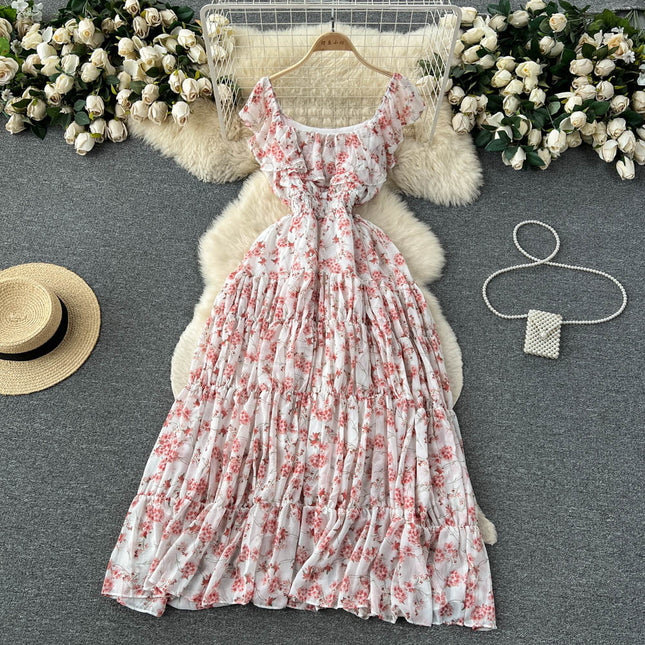 Niche French-style Sophisticated Platycodon Dress